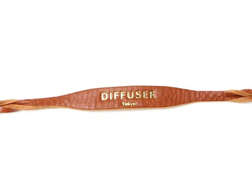 Diffuser Tokyo Twisted Leather Soft Bracecord (Orange)