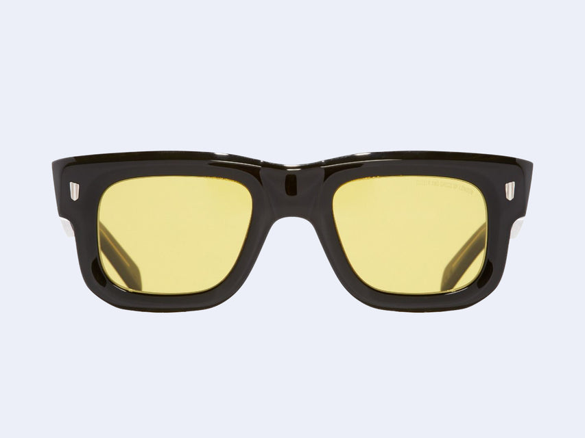 Cutler and Gross 1402 Square Sun (Yellow on Black)