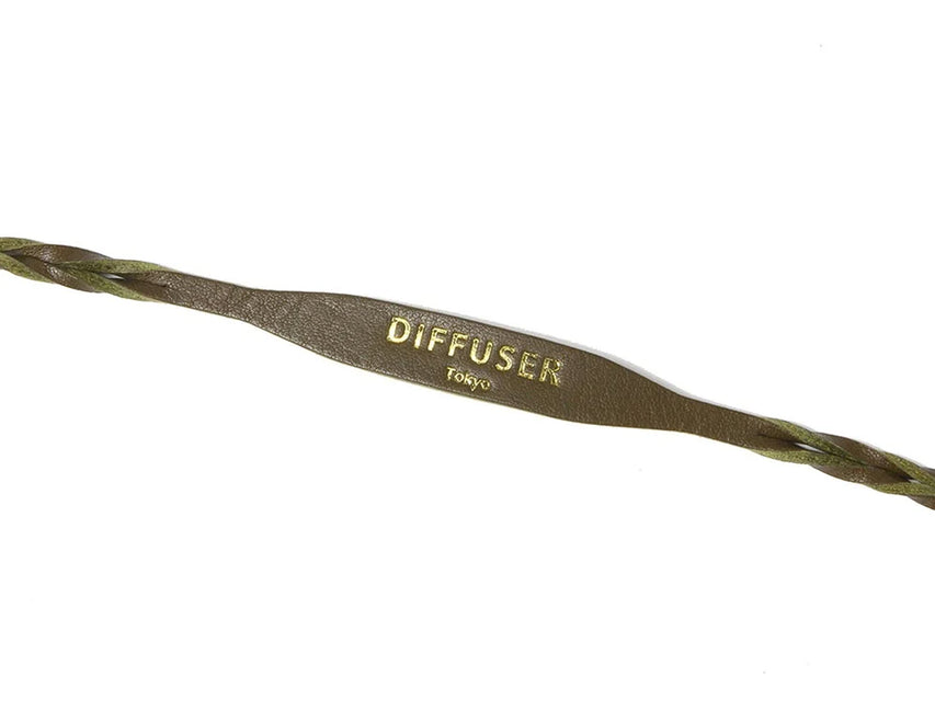 Diffuser Tokyo Twisted Leather Soft Bracecord (Khaki)