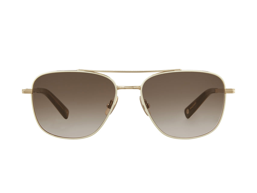 Garrett Leight El Capitan Sun (Phosphorous-Spotted Brown Shell)