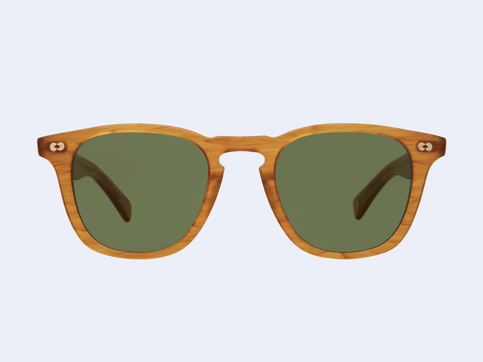 Garrett Leight Brooks X Sun (Butterscotch with Pure Green Lens)